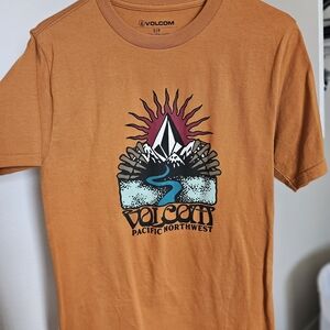 Volcom Orange Graphic Pacific Northwest Tee